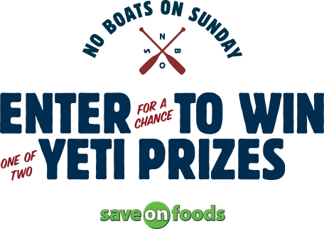 Enter for a chance to WIN 1 of 2 Yeti Prizes from No Boats On Sunday